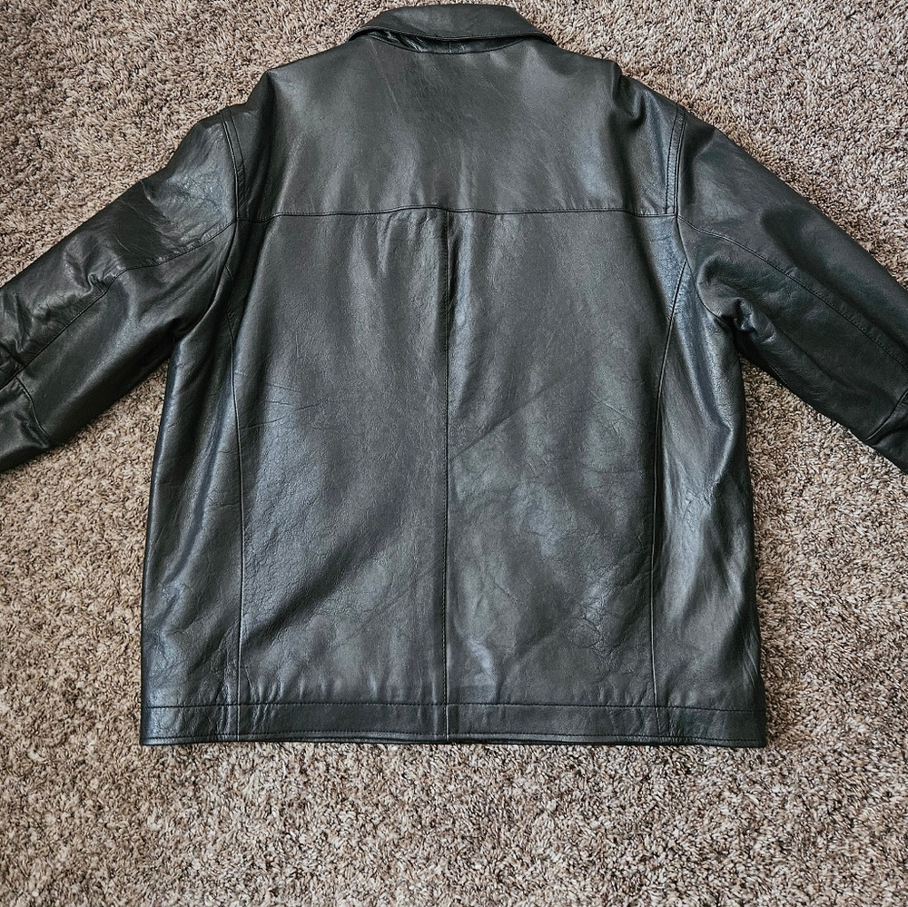 Mens Leather Jacket - Picture 10 of 11
